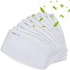 100 X PM2.5 Activated Carbon Filters 5 Layers Replaceable Filters For Face Coverings Cotton Cover Mask Inserts