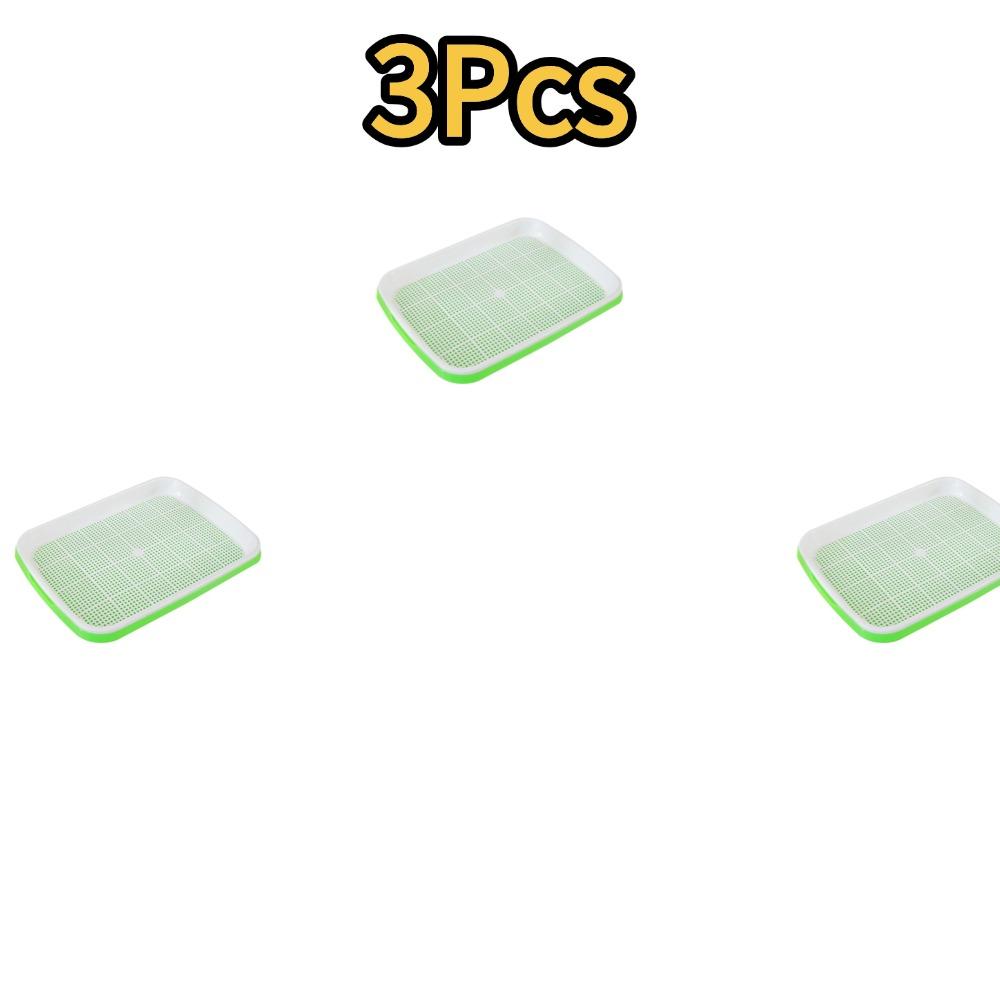 1/3/5/10Pcs Hydroponic Microgreens Sprouter Tray Seed Sprouting Plates Wheatgrass Grower Nursery Trays Home Garden Tools