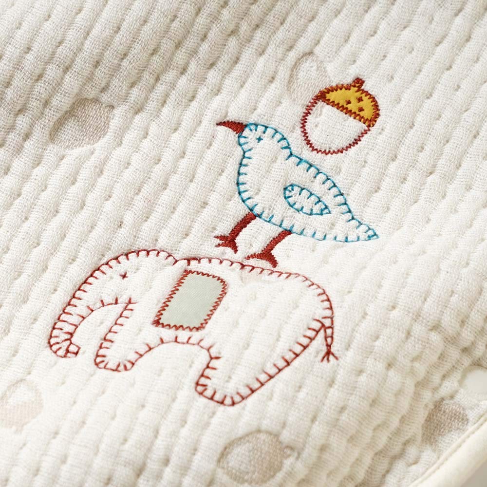 10mois Hoppetta Fluffy Gauze Kids for Ages Product 20211005 - (6-Layer Gauze) Sleeper, 100% Cotton, 2-7, Length 64cm, Code