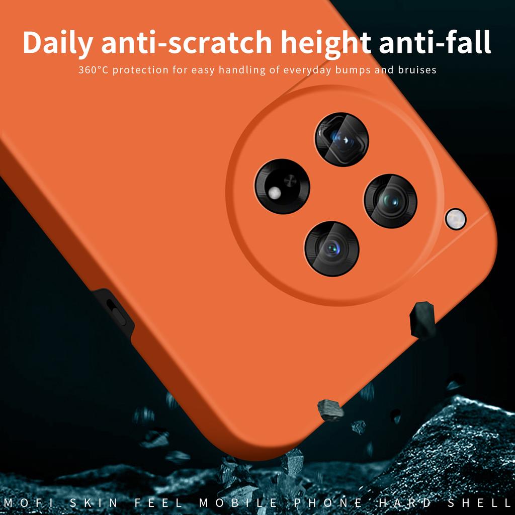 MOFI JK Qin Serie Für OnePlus 12 5G Hülle Matt Kratzfest TPU+Acryl Handy Rückschale