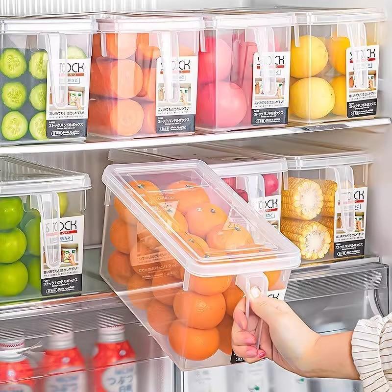 Refrigerator storage box, food grade fresh-keeping box, kitchen vegetable dumpling sorting artifact, special egg storage box for freezing