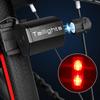 Luce Posteriore per Bicicletta Induzione Magnetica Autogenerante Elettricità Luce Posteriore per Mountain Bike Ciclismo