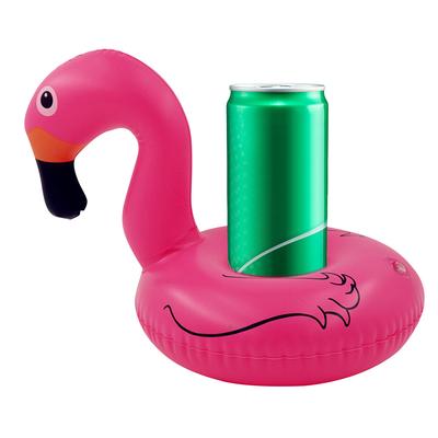 Inflatable Cup Holder PVC Swan Beverage Glass Holder Portable Water Inflatable Coasters for Holiday Birthday Party