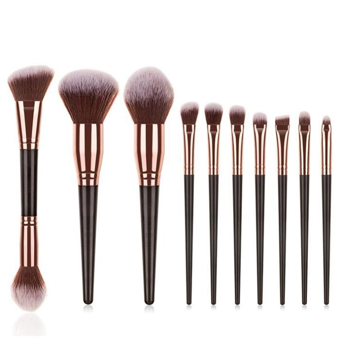 7/10/15pcs Professional Makeup Brushes Set Bag Foundation Eyelash Eyebrow Eyeshadow Cosmetic Make Up Tool