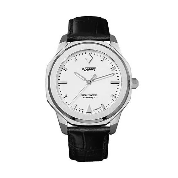 Nappey Renaissance Steel And White Automatic NY41-AD2M-3B6A 200M Unisex Watch