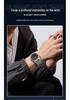OFNS Octagonal Men's Quartz Wristwatch: Simple Bar Index, Date Display, Waterproof, Business Style, Douyin Inspired.