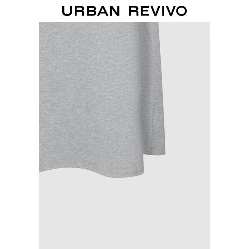 UR 2025 Autumn Women's Casual Belted Round Neck Dress