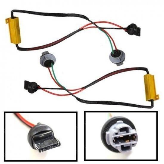 

7440 T20 Hyper Flash Fix Error Free Wiring Adapters For LED Turn Signal Lights