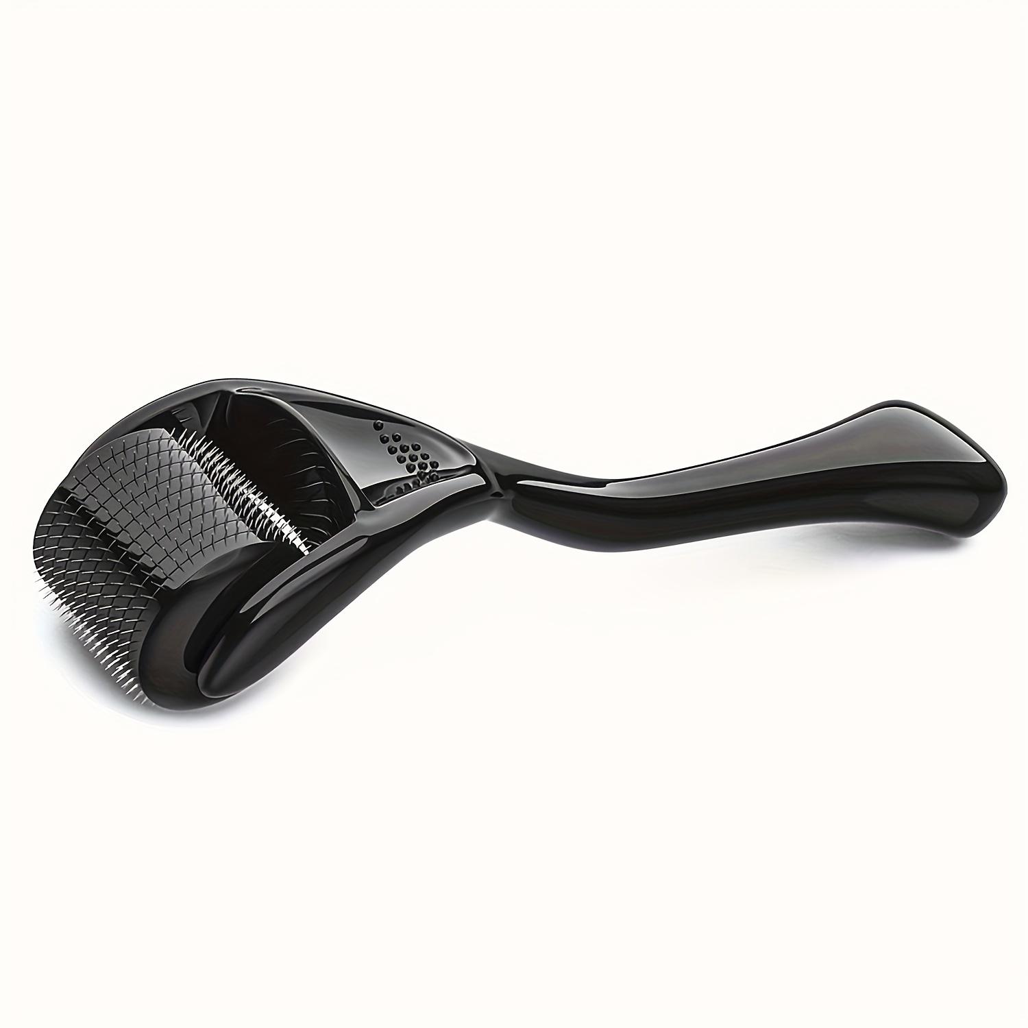 

1pc Stainless Steel Black Facial Roller,0.25mm Precision Massager, Gentle Exfoliating Tool, Ideal Gift for Skincare Daily Use чёрный