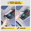 RAKSONIC Occhiali da Auto Facile Visiera Parasole per Auto Tasca Portaoggetti per Piccoli Oggetti Compatibile con Tutti i Veicoli Clip, Installazione, Tasca, Custodia,