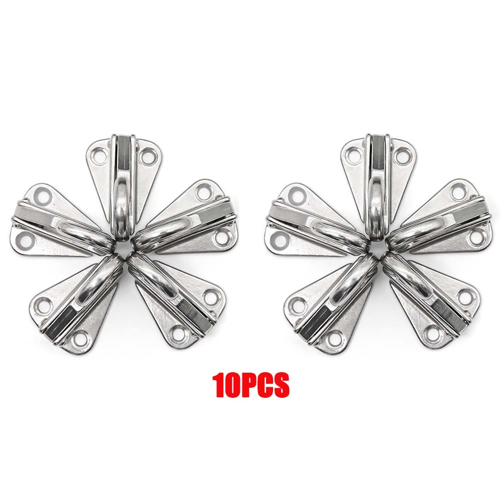 

10/20 шт. 316 нержавеющая сталь крюк для крыла для морской лодки серебряный пружинный пряжка тип вешалка для крыла подходит для прицепов грузовиков автофургонов оборудование