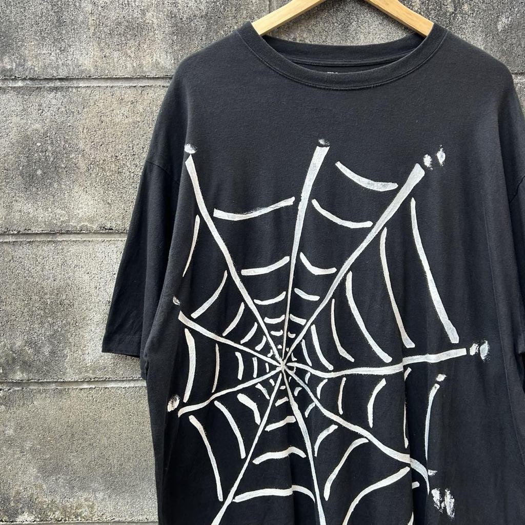 [OCCASION] Années 90~ T-shirt Toile d'araignée Marlboro Lollapalooza Nomura Kunichi délavé