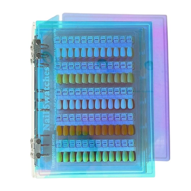 

Magnetic Nail Organizer Display Book For Multiple Beauty Applications Including Color Comparison And Portable Storage