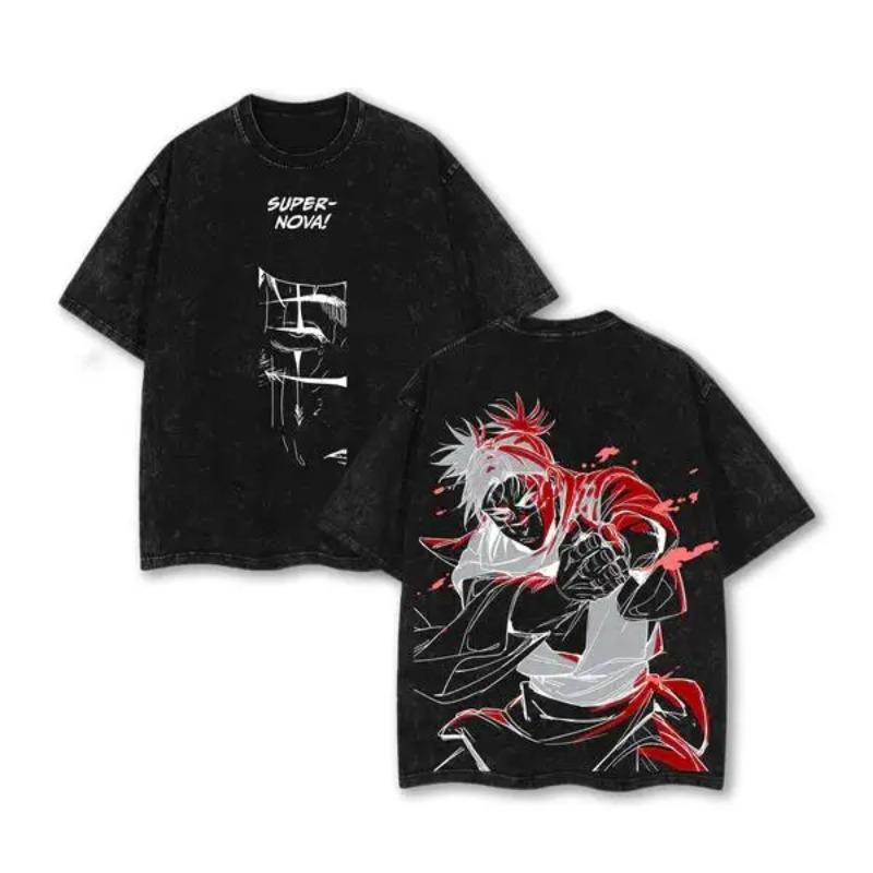 Manga Jujutsu Kaisen Choso Printed Tee Men Women Clothing Washed Cotton T-shirt Vintage Casual T Shirt Harajuku Male Tshirt