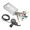 36V 48V 500W Electric Bike Controller Kit with 2 in 1 Round Color LCD Panel Thumb Throttle Conversion Kit