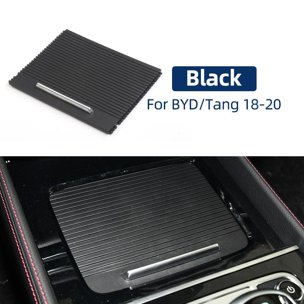 Car Inner Indoor Centre Console Roller Blind Cover Water Cup Holder Storage For BYD Tang New Energy 2018-2020 1178593000 чёрный