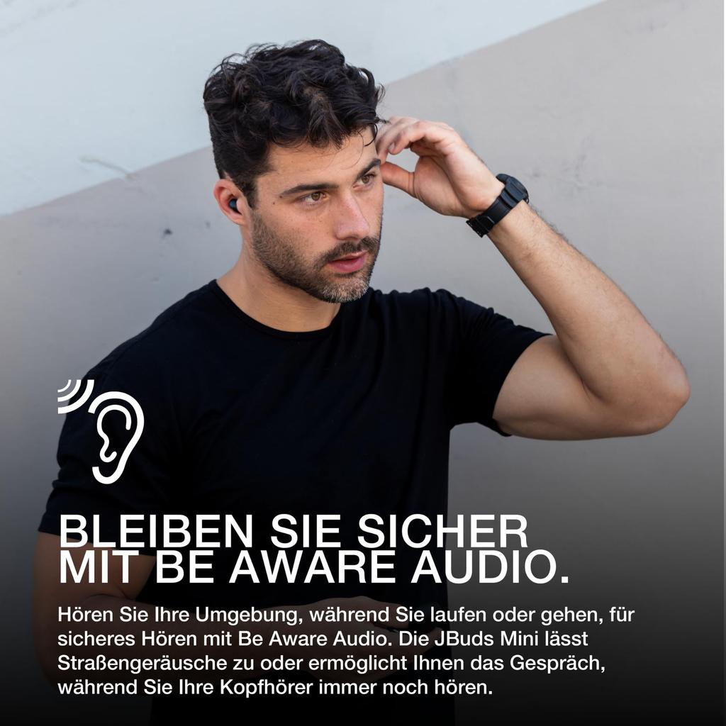 Official JLab JBuds Mini Wireless Waterproof Bluetooth Earphones for Small Sleep External Sound Mini USB App Official Limited Mint Green Earbuds,