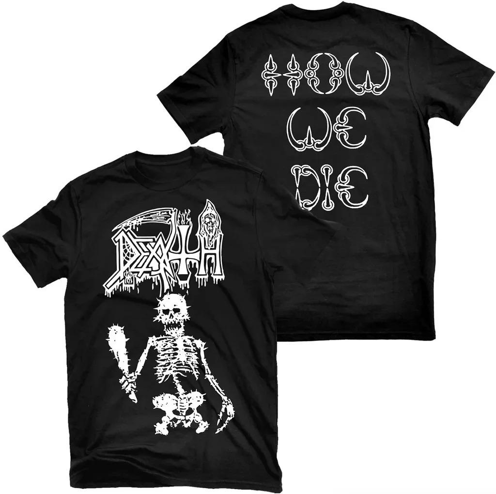2026 T-shirt Humoristique Le Groupe Représentatif de Death Metal Hommes Femmes Été Coton T-shirt de Groupe Death Metal Manches Courtes Hauts