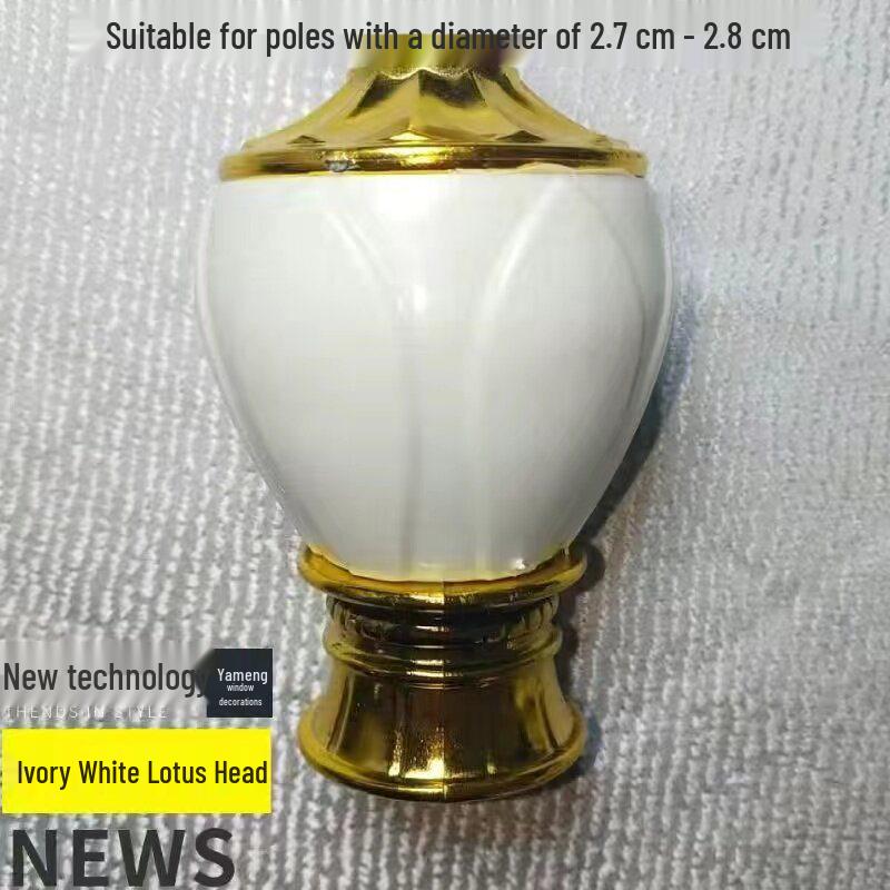 Romersk Stång Lyxig Dekorativ Ändknopp Gardiner Stoppare Tillbehör