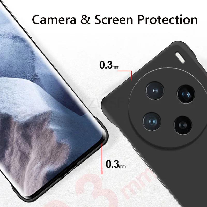 Frameless Slim Skin Matte Hard Back Cover Case On For VIVO X200 Pro Mini VIVOX200 Pro G ShockProof Fundas Coque