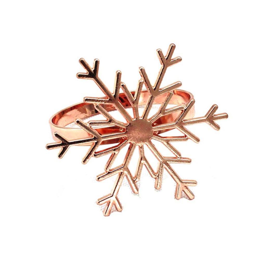

Xmas,Party,Wedding Napkin Holders Large Table Decor Christmas Supplies Napkin Buckle Napkin Ring рожевий колір золота