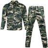 Mens Camo Tactical Uniform Set Quick-Dry Breathable Workwear Military Training Outdoor Hiking Camping