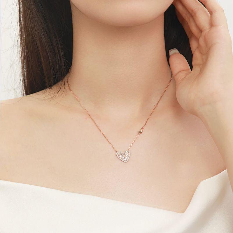 VENTFILLE Silver Color Bowknot Snake Bone Chain Necklace For Women Girl Simple Design Korean Jewelry Dropshipping