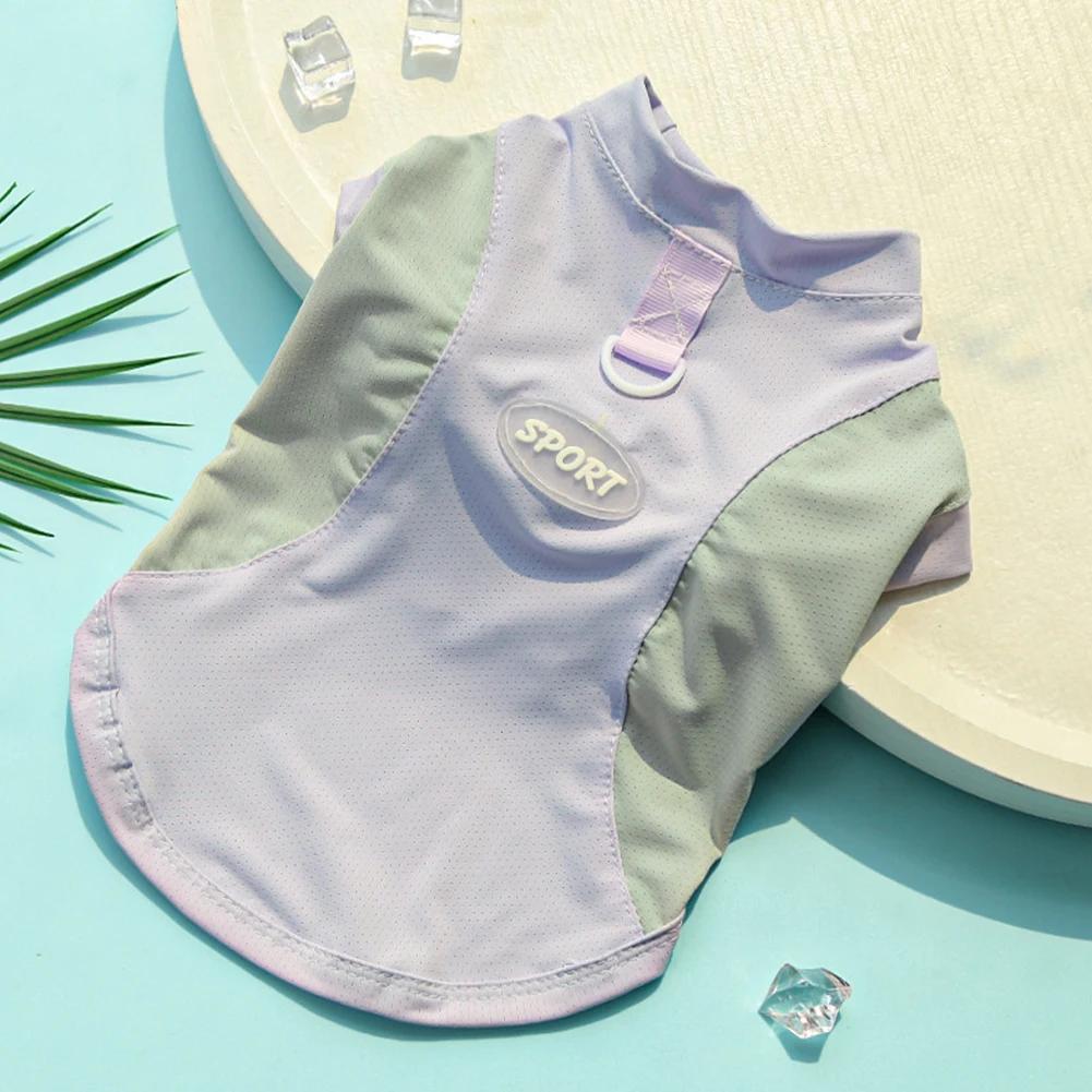 

Breathable Mesh Pet Dog Vest Dog Clothes Thin Cooling T Shirt Chihuahua Bichon Costume Cat Clothing Girls Puppy Shirt New XL