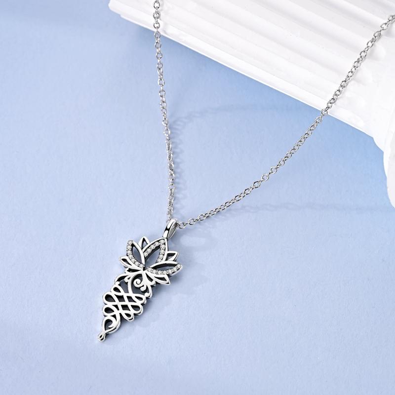 Necklace Piece Sliver Gold Simple Timeless Water Drop Star Heart Butterfly Necklace For Woman Wedding High-Grade Jewely Gifts