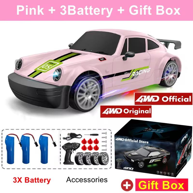 Новый 4WD радиоуправляемый дрифт-автомобиль GTR PRO гоночный ретро классический — фото 11