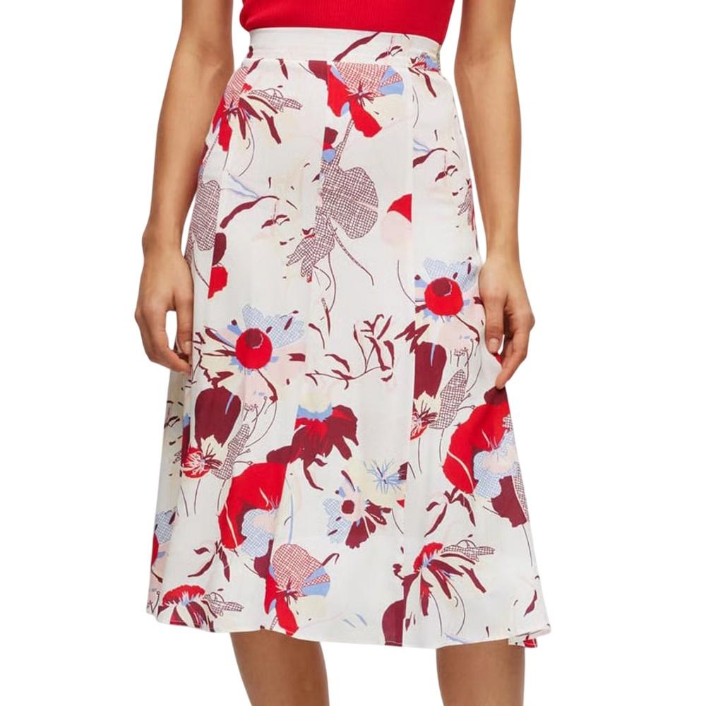 Boss Womens/Ladies Vallua High Waist Midi Skirt