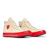 Converse Comme des Garçons Play x Chuck 70 High Pristine Red A01794C
