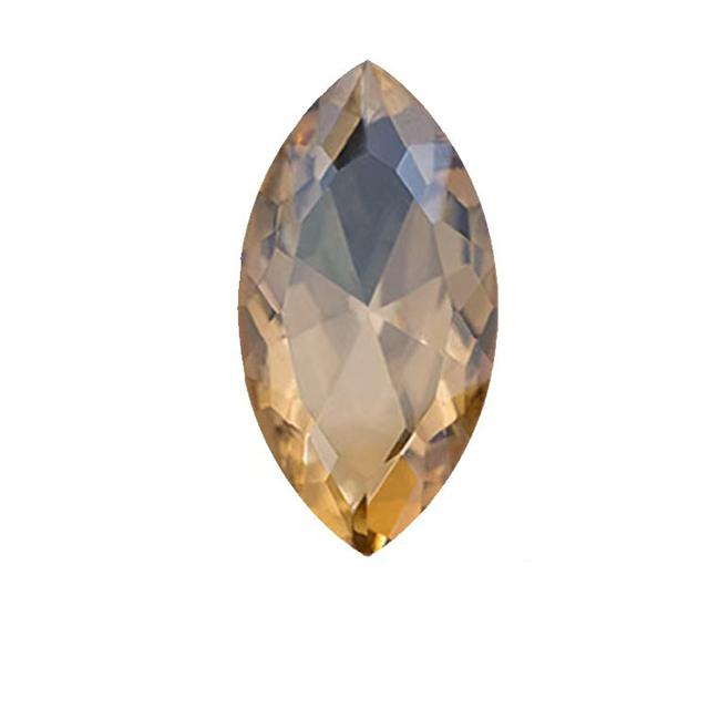 7*15 Horse Eye Sew-On Non Hot Fix Loose 3D Glass Rhinestone Eco-Friendly Wedding Shoes Dress DIY Accessories White