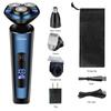 Hatteker Electric Shaver Man‘s Hair Clipper 3 In 1 Electric Razor Rotary Shaving Machine Rechargeable Grooming Kit Wet/Dry