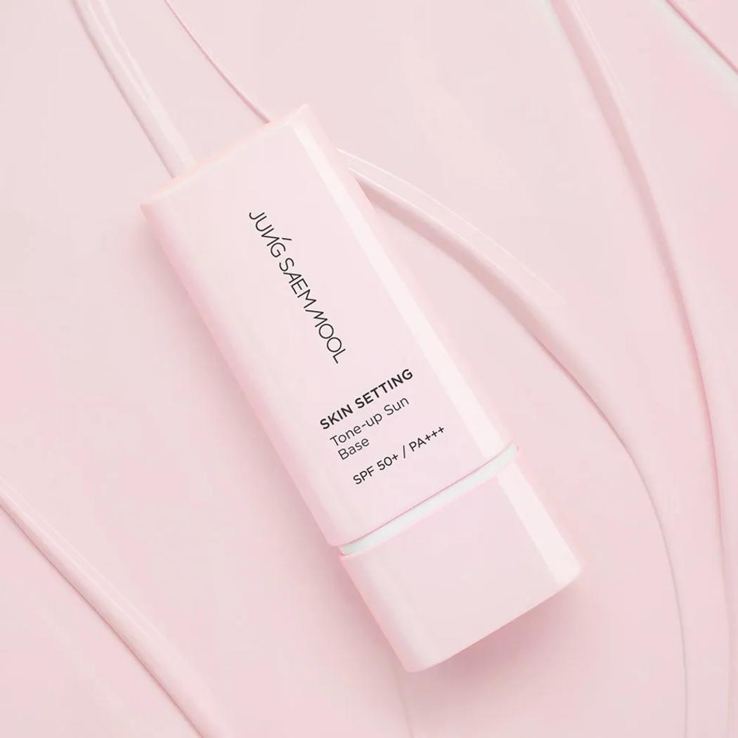 JUNG SAEM MOOL Skin Setting Base Makeup Primer Tone-Up Color Correcting Base SPF50+ PA++++ 40ml Skin Setting Tone-Up Sun Base 40ml