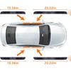 4PCS Car Door Sill Protector, Universal Threshold Protection for Car, Automotive Rubber Scratch Resistant Entry Sill Guards, Doors Edge Step Dust