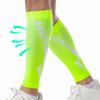 1 pièce Manches de compression pour mollet Manchon de compression pour jambe Chaussettes de compression sans pied Support pour mollet Chaussettes pour jambe Pour Football Course à pied