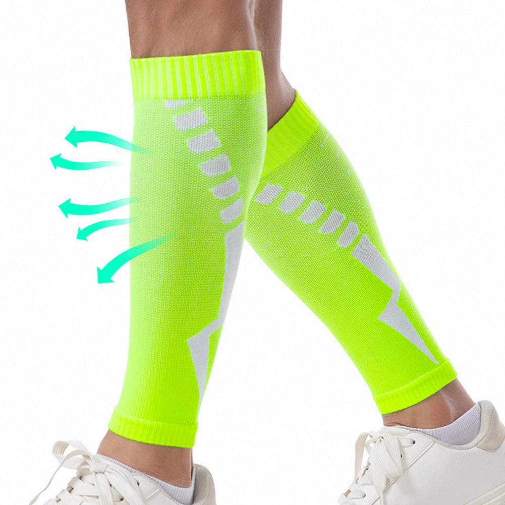 1 pièce Manches de compression pour mollet Manchon de compression pour jambe Chaussettes de compression sans pied Support pour mollet Chaussettes pour jambe Pour Football Course à pied