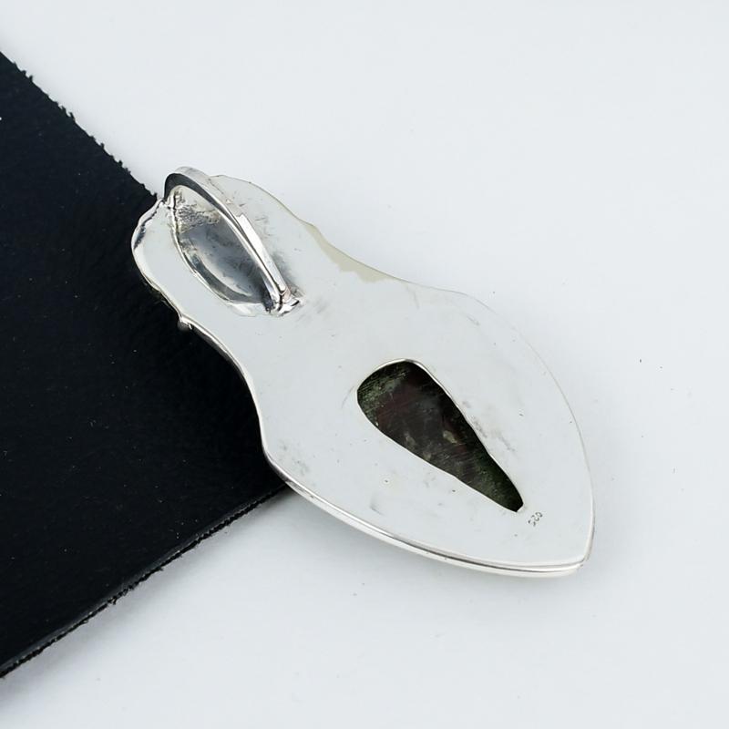 Natural Dragon Blood Jasper Gemstone Pendant 925 Sterling Silver- Handmade Design, Everyday Wear Jewelry, Unique Dragon Blood Jasper Pendant Gifts