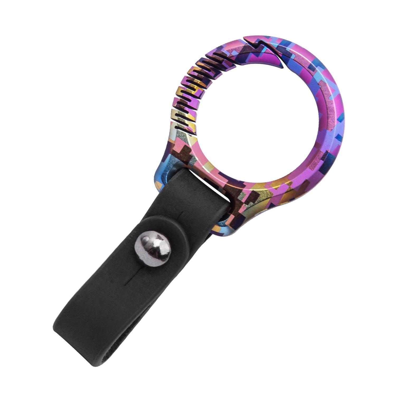 

Брелок Crazy Cow з титанового сплаву - чоловічий інструмент та подарунок для EDC