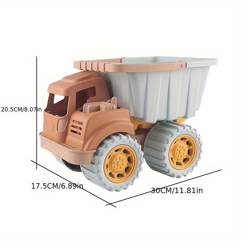 1pc Kids Dump Truck Toy  Pull Back Tiltable Bucket,Durable Plastic Construction Vehicle for Beach,Snow,Sand Play Educational Engineering Car