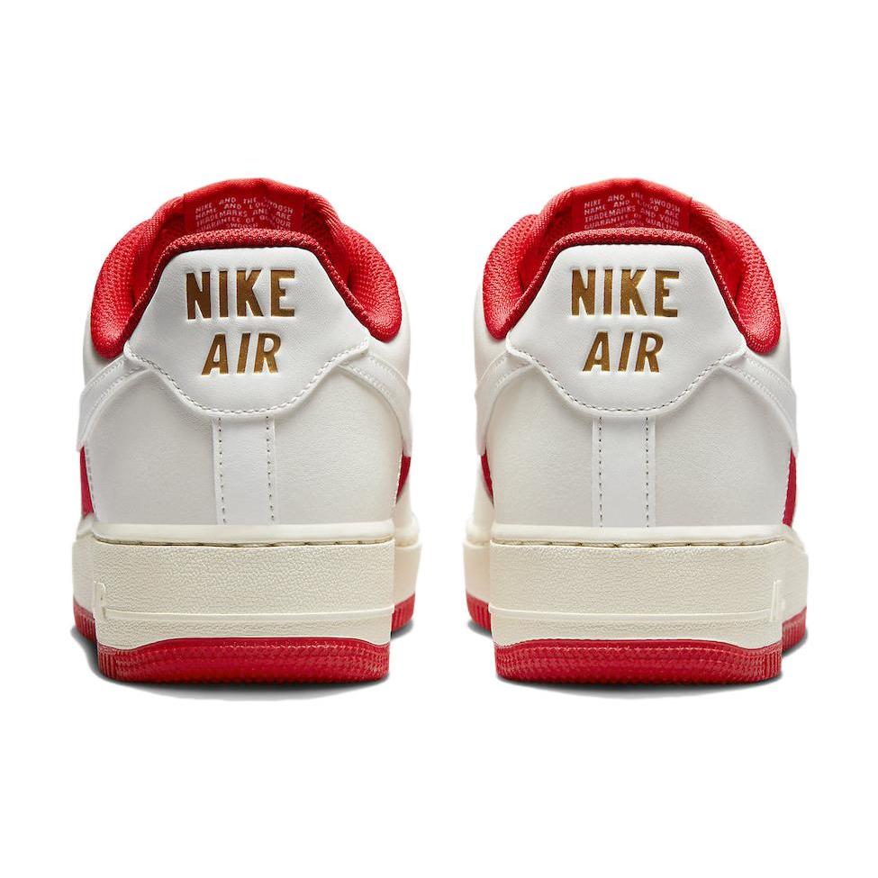 New Nike Air Force 1 Low '07 LV8 Athletic Department Sail University Red FN7439-133