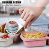 Compartment Separate 3 Grids Portable Lunch Box Kids Students Office Bento Box Food Storage Container