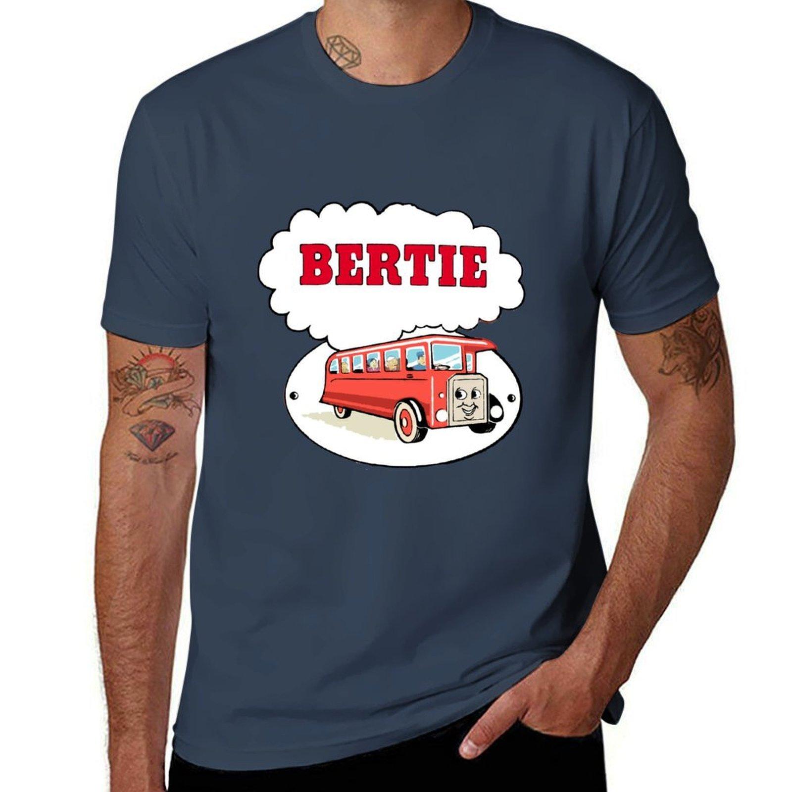 Bertie The Bus And Friends Tshirt Standard Fit Solid Tee Shirt S