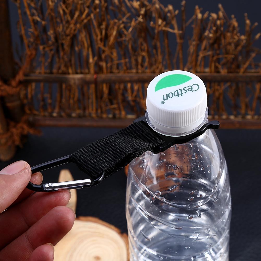Portable Outdoor Climbing Camping Carabiner Water Bottle Buckle Hook Holder Clip Water Bottles Hanging Buckle Water Bottle Clip