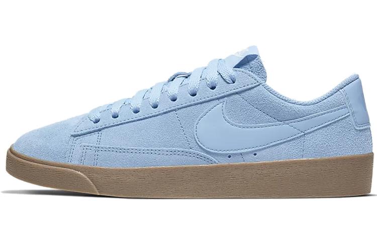 Nike Blazer Low Sd  Light Bluegray Brown  Women s AV9373-401 38.5
