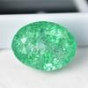 Natural Green Emerald Loose Gemstone 16.60 ct Oval Cut High Quality for Jewelry Making and Crafts