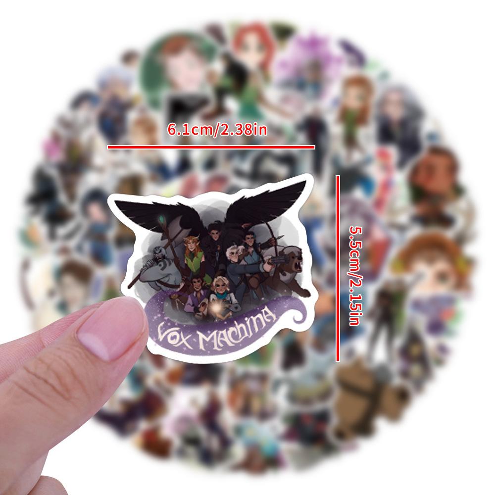 110 Vox Machina Film and Television Graffiti Stickers Decorative Scooter Notebook DIY Stickers