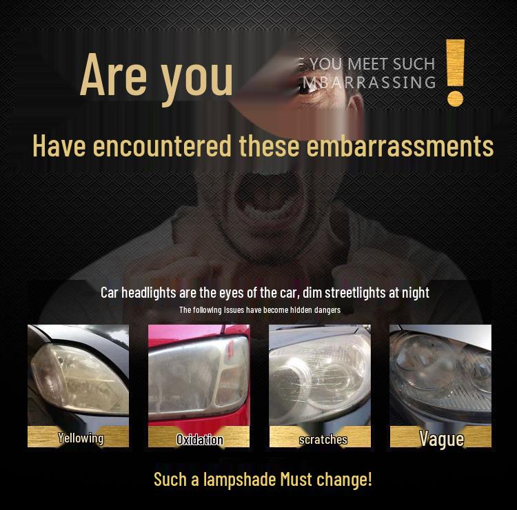 Kia Carens 07-11 Headlight Cover: Transparent Front Lamp Housing