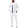 Herren Zip-Up Hoodie und Jogginghosen Set mit mehreren Taschen für Sportbekleidung